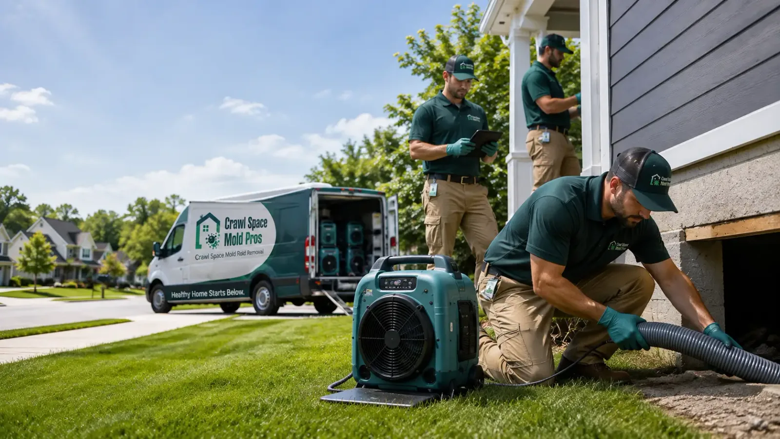 Crawl Space Mold Removal in Spencerville, OH